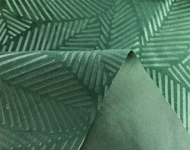 Velours gaufré embossed motifs en relief