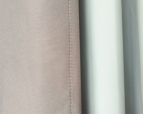 Microfiber blackout coated fabric